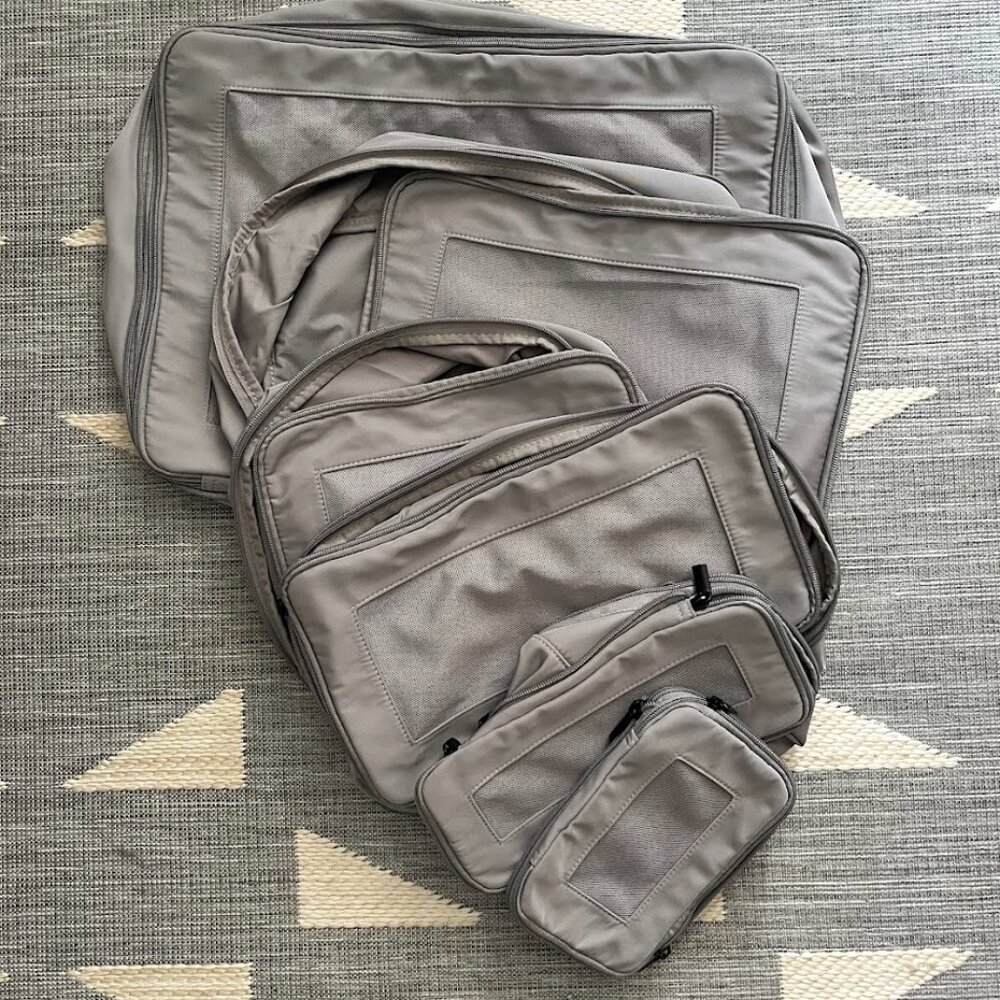 Eco Compression Packing Cubes (6-pack)